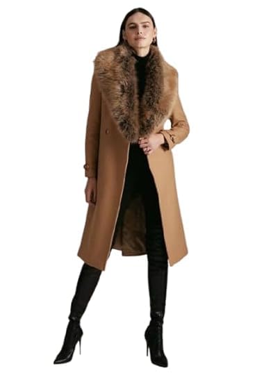 Buy Patakadevi Women's Long Wool Coat Winter Stand Collar Single